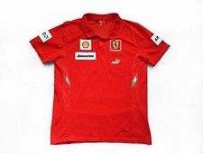 Scuderia Ferrari F1 PUMA 2008 polo shirt Vintage L  amd bridgestone