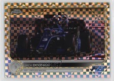 2022 Chrome Formula 1 F2 Cars Gold Checker Flag Refractor 24/50 Jack Doohan 04qp