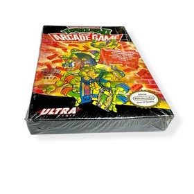 VTG NEW Teenage Mutant Ninja Turtles TMNT II: The Arcade Game NES 1990 Sealed **