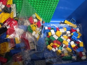 LEGO Large Brick Box VTG Classic 6166 Open Box Sealed Bags/ One Open