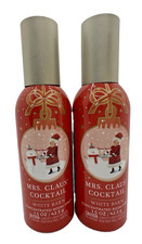 Bath Body Works Mrs. Clause Cocktail Air Freshener Room Spray 1.5 Oz x2
