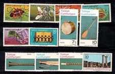 Türkei 1982 Mi. 2611-2616,2618- Neu ** 100% Insekten, Musikinstrumente, Monu