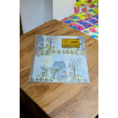 Vintage Hallmark Betsey Clark All Occasion Gift Wrap (2) Sheets 30" x 20" Inches - Picture 1 of 5
