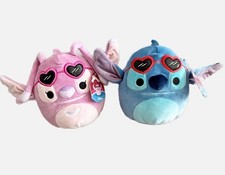 Squishmallows Stitch and Angel 8  plush stuffed animal lilo stitch Disney Easter