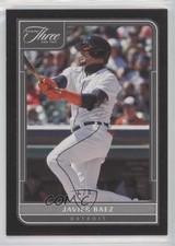 2022 Panini Three and Two Black 6/8 Javier Baez #74 k4s