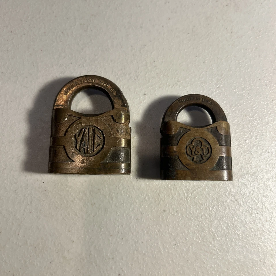 8 candados vintage excelentes - 6 Yale, 1 Miller y 1 Segal - Un candado YALE tiene una llave Foto 4 de 4
