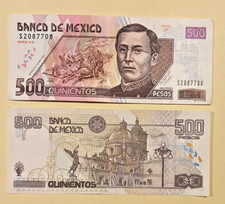 Mexico 500 Pesos 2002 Gral Ignacio Zaragoza, Crisp clean circ. Banknote