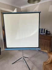 Vintage Pathescope Cine Screen In Original Box. Great  Condition
