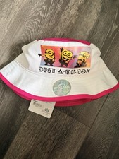 NWT Minions Despicable Me Girls Pink Bucket Hat