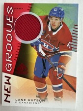 2024-25 Upper Deck Sp Game Used - New Grooves Lane Hutson #NG-9 Jersey (MEM, RC)