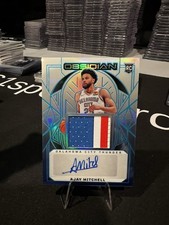 2024/25 Panini Obsidian, Ajay Mitchell RPA /27 , 4 Color Patch 🔥Ssp SnowCap