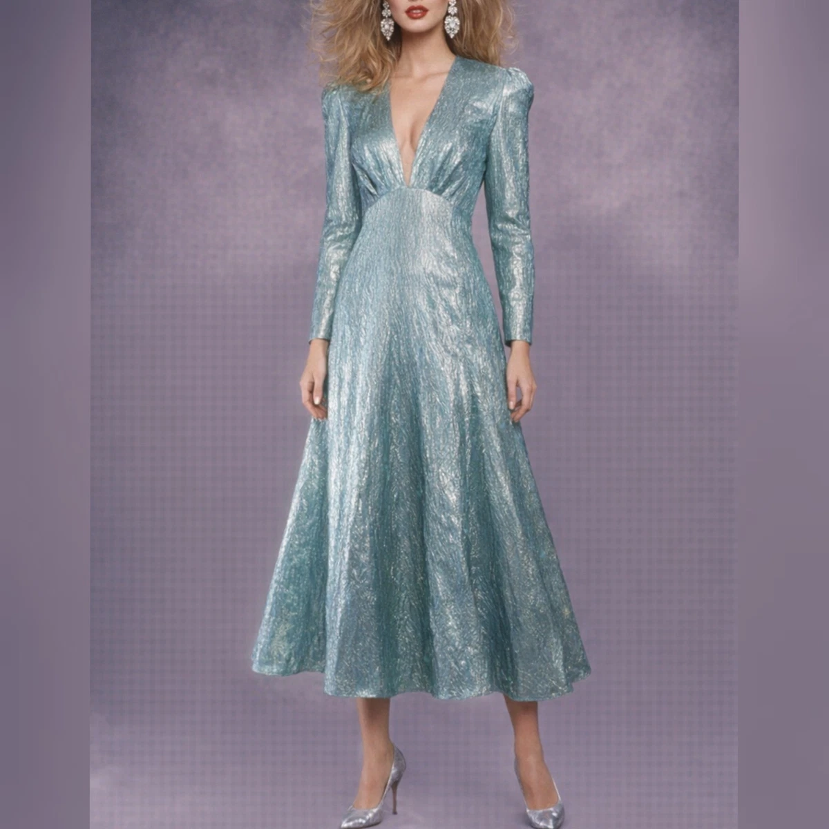 chinese dress ladies 70s Disco Dress Bell Sleeve Sheer Belted Mini Dress for Holiday Party
