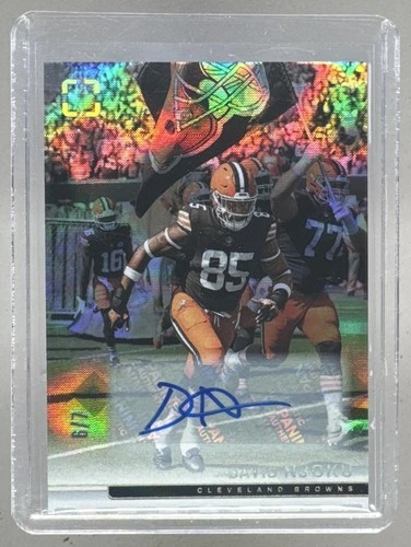 2025 Panini PhotoGenic Football White FOTL David Njoku #59