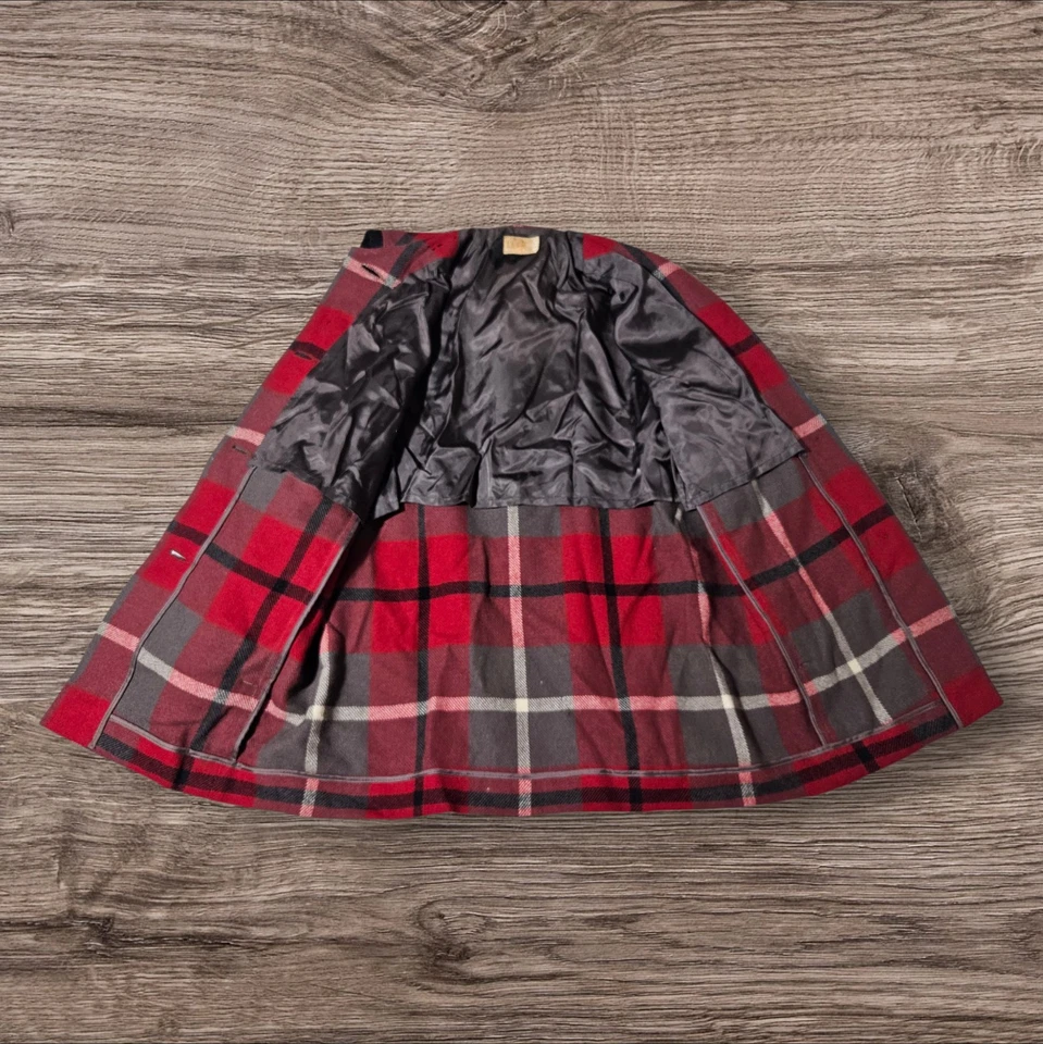 Pendleton 1950s Vintage Virgin Wool Plaid Coat 50s Womens Med/Large Jacket Ranch - Image 4 of 4
