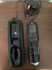 Logitech Harmony One Universal Remote Control With Charger Power Adapter - Bla