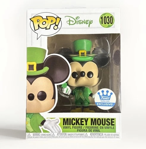 Funko POP! Disney - Mickey Mouse (St Patrick's Day) #1030 Funko Shop Exclusive