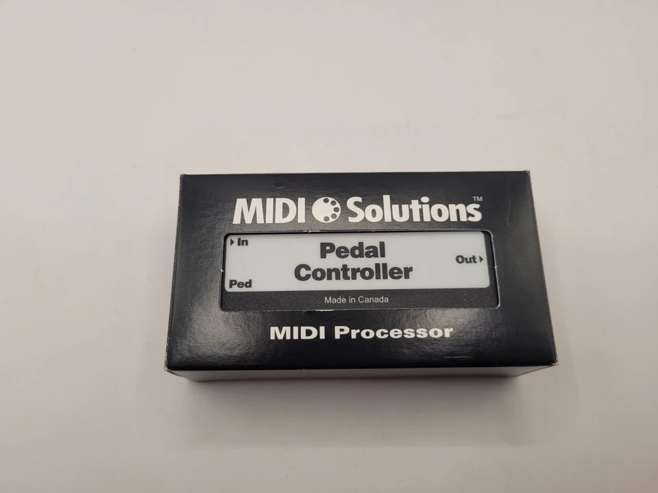 Midi Solutions Pedal Footswitch Controller with Box and Manual - Image 2 of 4