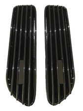 PIANO GLOSS BLACK Fender Side Grilles Replacement Grille Fits 01-06 E46 M3