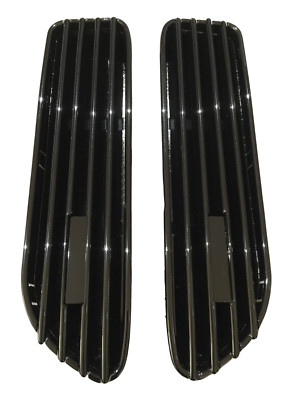 PIANO GLOSS BLACK Fender Side Grilles Replacement Grille Fits 01-06 E46 M3