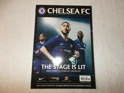 Chelsea FC CFC Football Club Magazine #166 June 2018 Home Kit Unveiled Giroud - Image 1 of 4