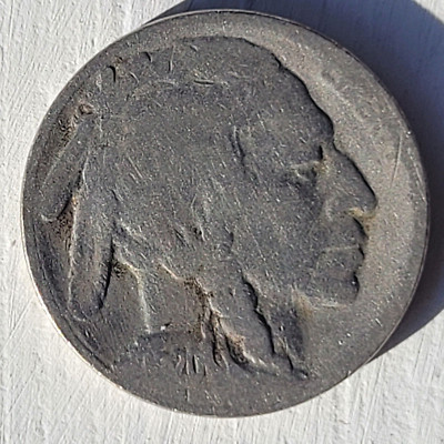 1920 S Buffalo 2 feather nickel- FS 401