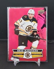 BRAD MARCHAND Tim Hortons Upper Deck Hockey Card  DC-22 Red Die Cut 2021-22