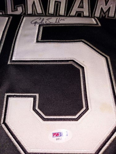 NWT Authentic White Sox Majestic Jersey Sz50 GORDON BECKHAM Autograph PSA/DNA - Picture 3 of 12