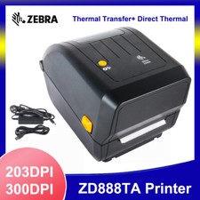 Zebra ZD888TA Desktop Thermal Transfer Direct Thermal Barcode Label Printer New