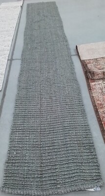 LIGHT GREY 2'-6'' x 16'-0'' Broken Thread Rug, Reduced Price 1172769728 NF447G-216