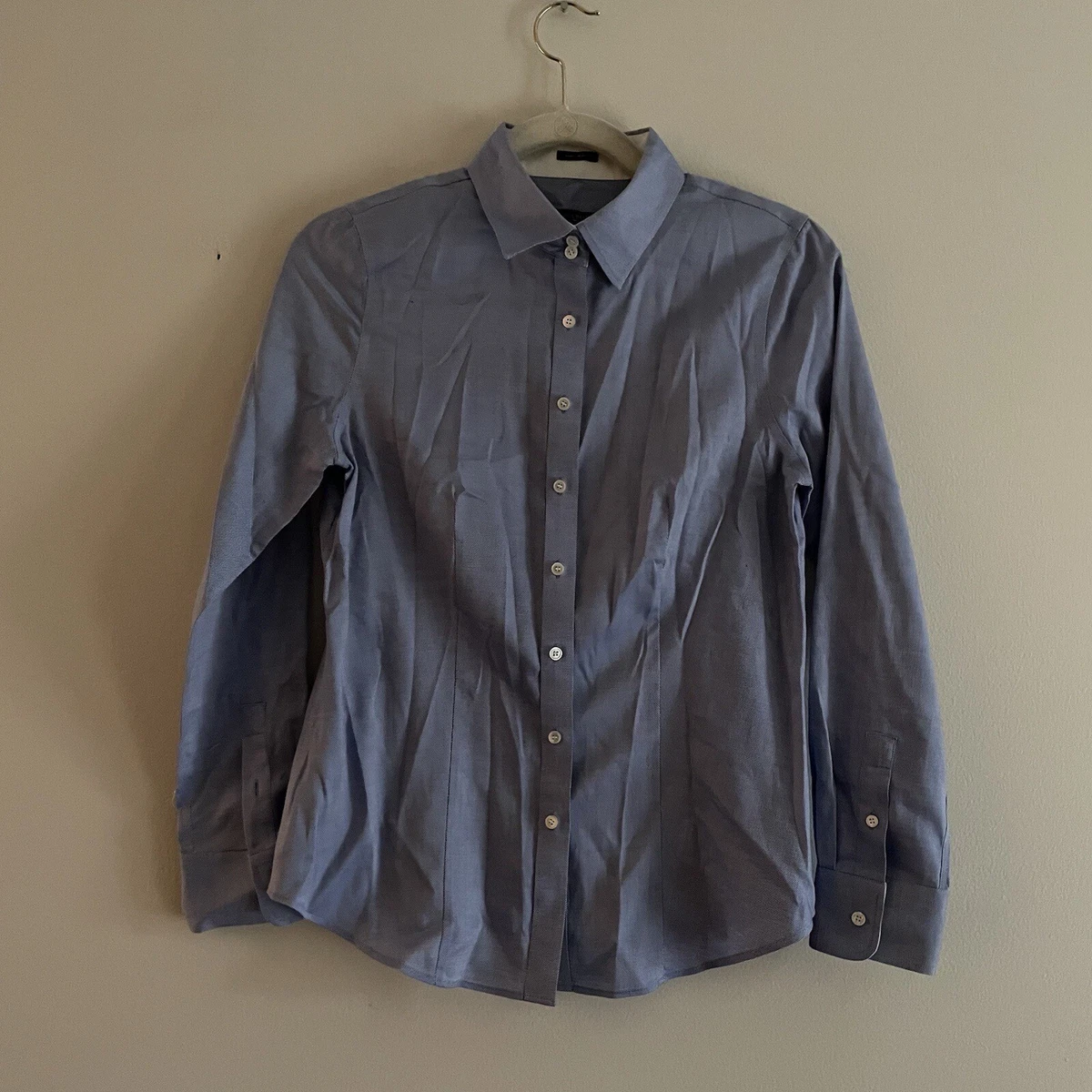 Haut Talbots Petites Navy Sans Manches à Double Col - Taille 6P - Coton - Occasion Très Bon état
