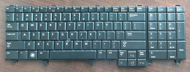 Dell Keyboard 0HG3G3 w/Bezel 0DWJ9G for Latitude E5520 E5530 E6520 E6530 E6540