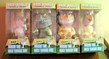 2008 Funko Wacky Wobbler Where The Wild Things Are Bobble Head Full Set of 4 MIB