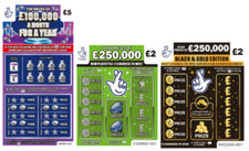 3x Fake Winning Lottery Scratch Cards Prank, Funny Joke Gag Gift for Friends