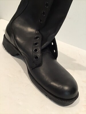 NEW 1984 MILITARY BLACK LEATHER RO-SEARCH sz11.5 TACTICAL BOOTS LD 6555 VTG New 1984 RO-Search Black Combat Boots sz 5 1/2 XN  main image 3