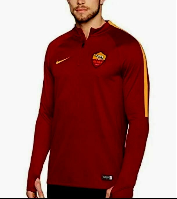 Nike DRY- FIT 836802-677 Jersey Para Hombre AS Roma 1927 Training TOP Team Red image 4