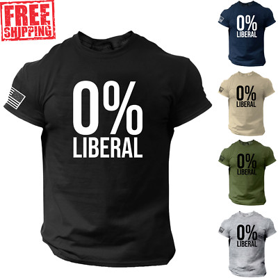 0% Liberal T Shirt, America Shirt, Patriotic, Veteran, 1776, American, USA, 2A