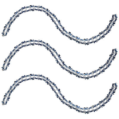 3PCS 20'' Chainsaw Chain Blade 3/8 LP .050'' 72DL Fit for Stihl MS310 Full-Chisel