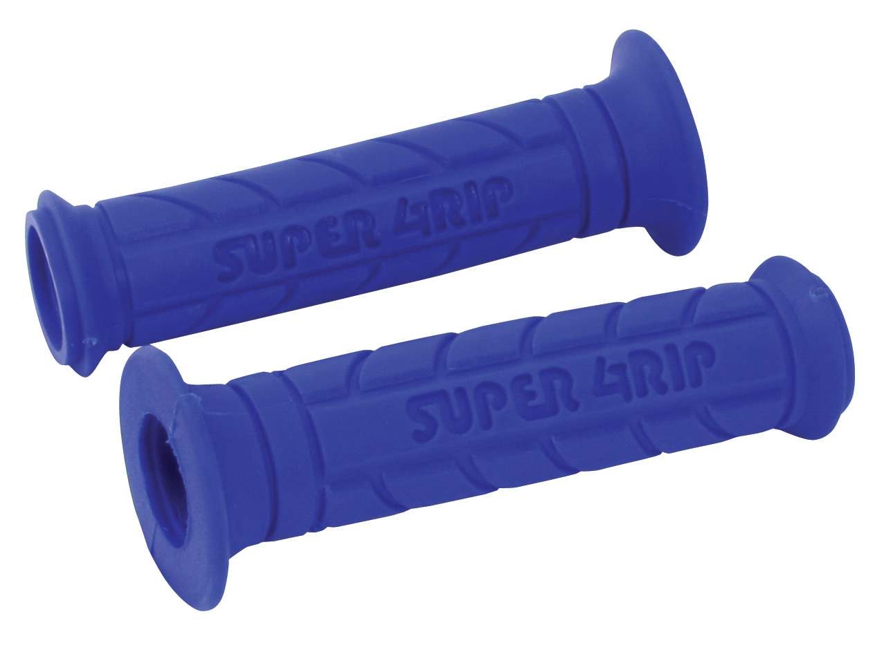 PAIR OF ROAD GRIPS SUPER GRIP 22MM / 25MM - BLUE