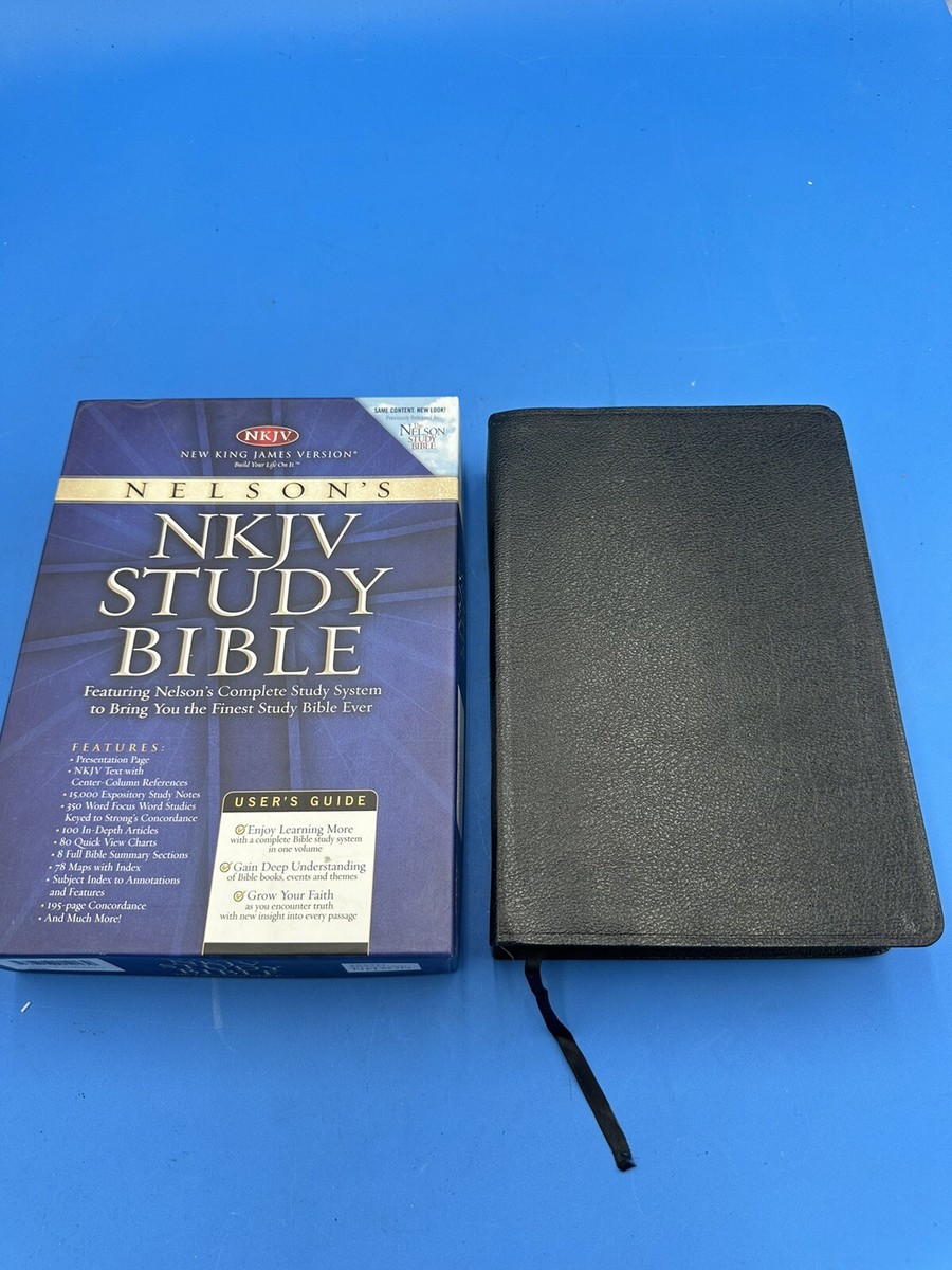 The Nelson Study Bible Complete Study System NKJV 2885N Bonded