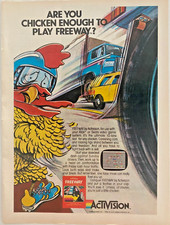 Freeway by Activision Atari Sears Video System Vintage 1981 Magazine Ad