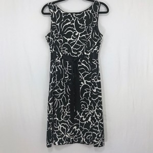 dress barn black and white dress