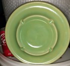 Vint. LA Solana Pottery Ashtray Lg. Sage Green Mid Century Modern 9"X2.25"Round  — photo 3