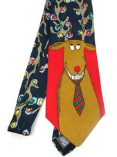 Men's Hallmark REINDEER Christmas Tie