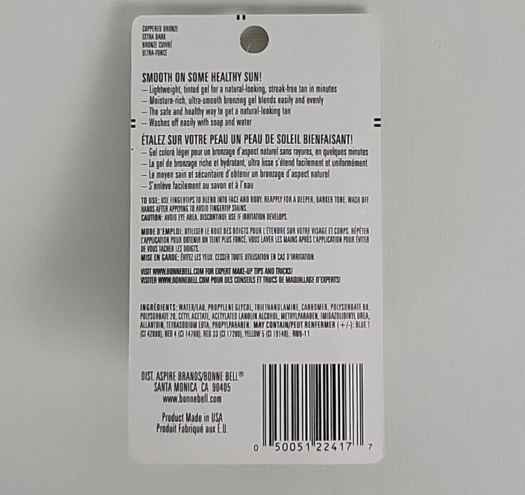 Bronceador facial y corporal Bonne Bell Gel bronce - bronce cobre extra oscuro 417 Foto 2 de 2