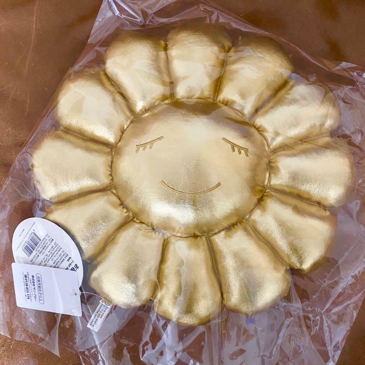ねね Takashi Murakami Flower Gold Cushion 30cm Complexcon kaikai