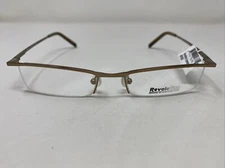 Revolution Eyewear REV562 PPEC 50-17-140 Brown Half Rim Eyeglasses Frame 4092