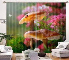 3D Cute Mushrooms ZHUA3007 Photo Curtain Window Blockout Fabric Vera 2023