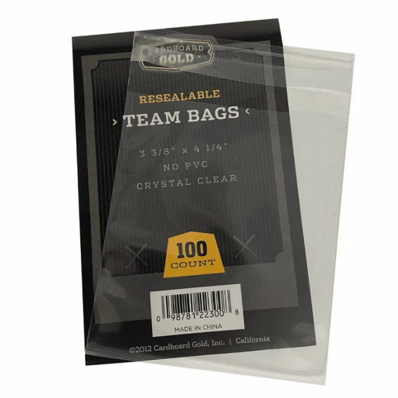 Sports Trading Card Sleeves & Bags with Resealable for Standard for sale |  eBay