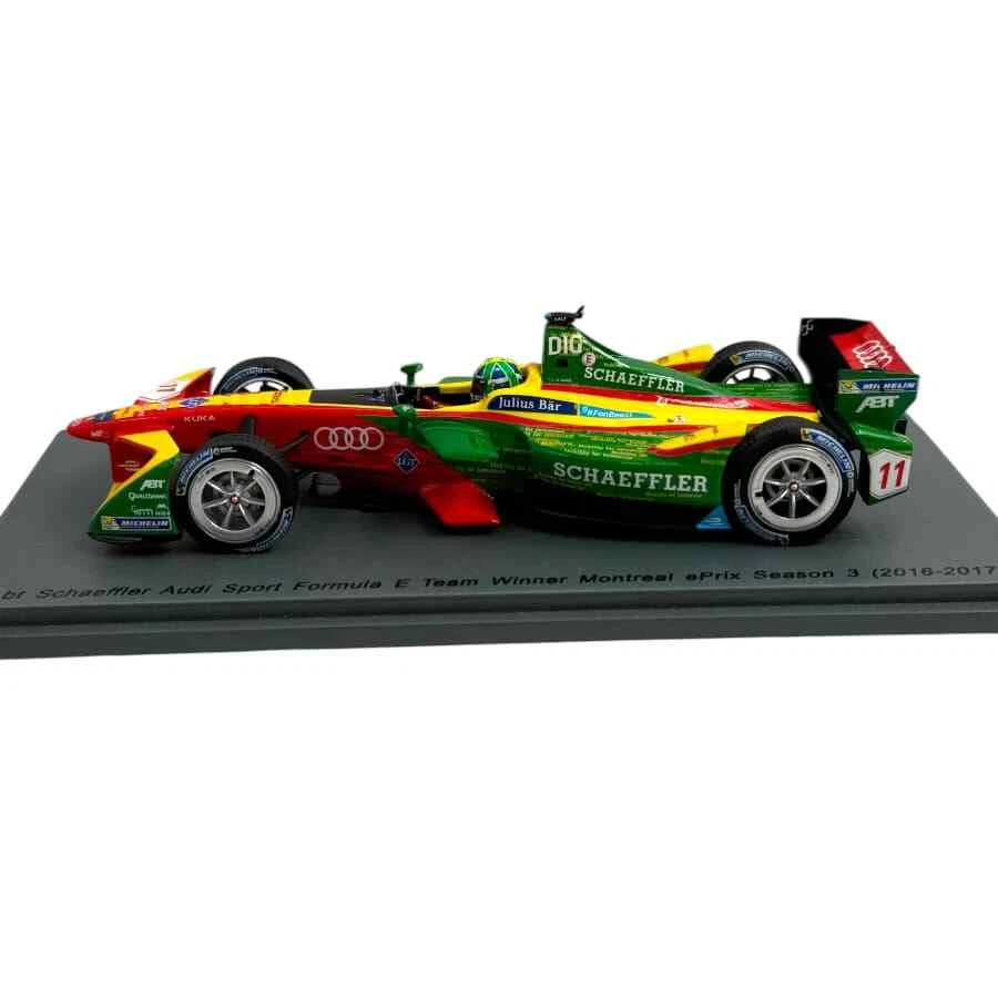 Modellino Formula E Spark 1/43 ABT Audi Sport Winner Montreal eprix Season 3 ... - Immagine 4 di 4