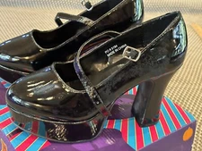 Funtasma Mary Jane Shoes Sz 7, HALLOWEEN Costume Platforms  Chunky Platform Goth